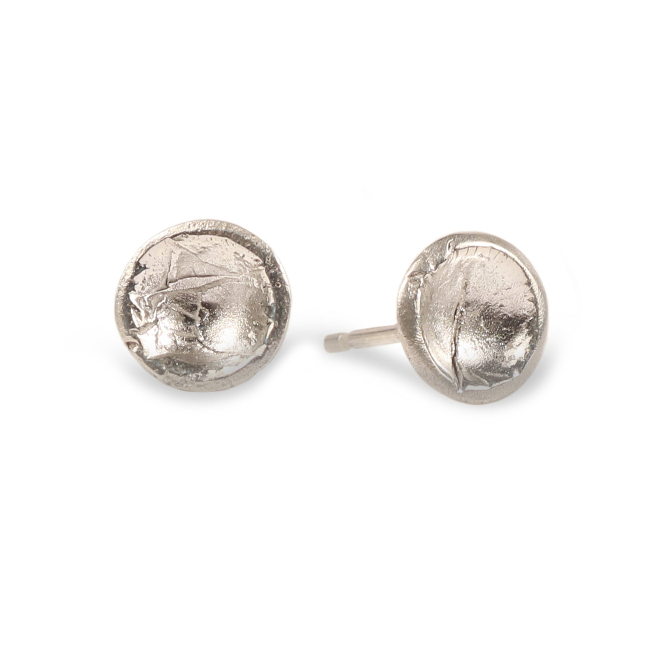 Becca Macdonald Silver Cup Stud Earrings