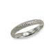Reflect Slim Textured Silver Ring