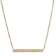 Rachel Jones Sunset Gold Bar Necklace