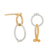 Bonnie Mustoe-Whitehill Silver & Gold Vermeil Stem Drop Studs