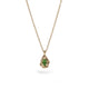 Bespoke - Molten Gold and Emerald Pendant