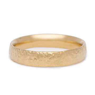 Maya Selway Wide Gold Wedding Band