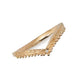 Charlotte Rowenna 9ct Yellow Gold Wishbone Ring with Diamond