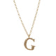 Bespoke - Yellow Gold Initial Charm Pendant