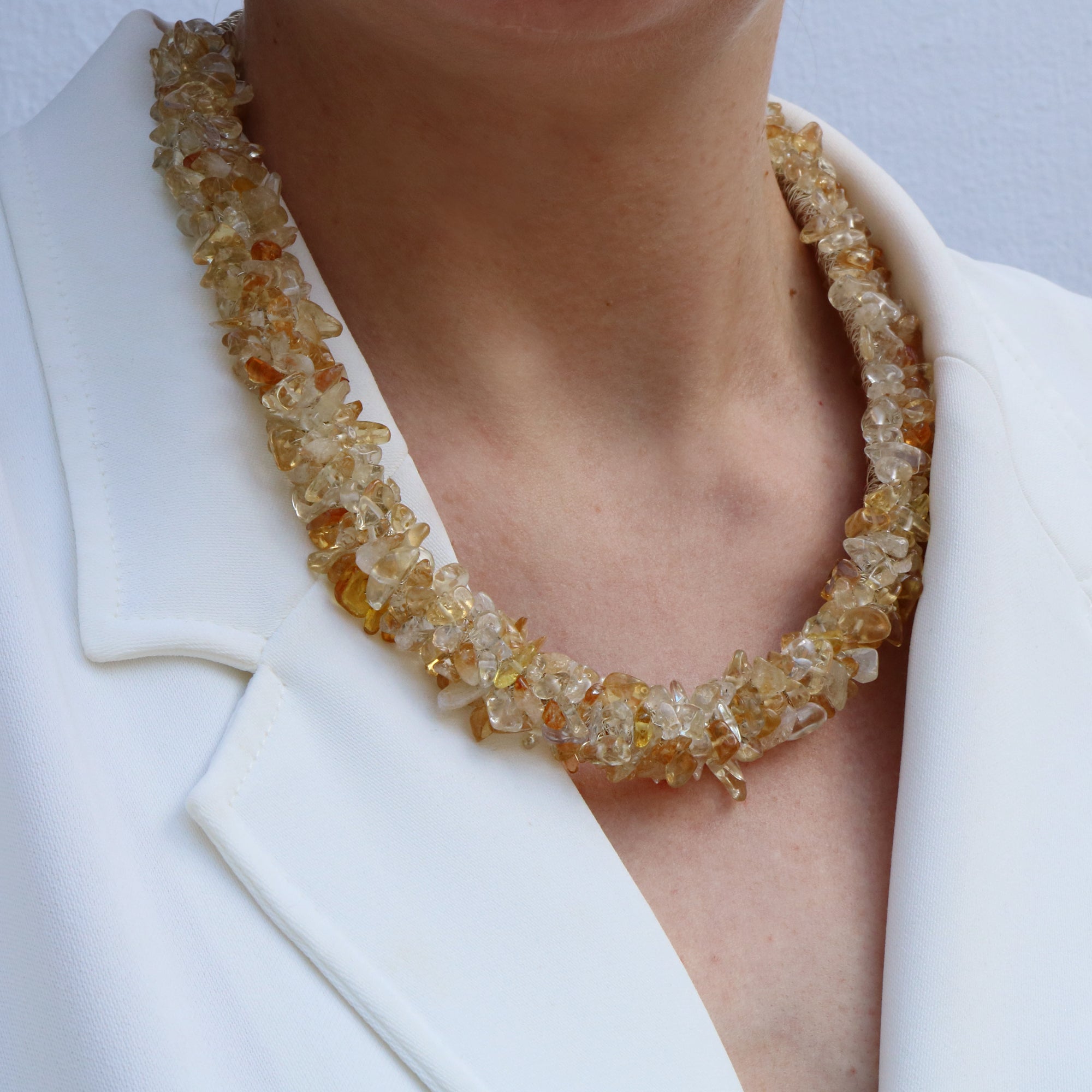 Outlet Disa Allsopp Silver And Citrine Bead Necklace