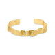 Emma Calvert Art Deco Zig Zag Ribbon Open Back Bangle