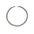 Outlet - Claudia Milic Twisted Collier necklace in Rhodium plated Silver
