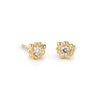 Hannah Bedford Diamond Cluster Stud Earrings in 18ct Yellow Gold