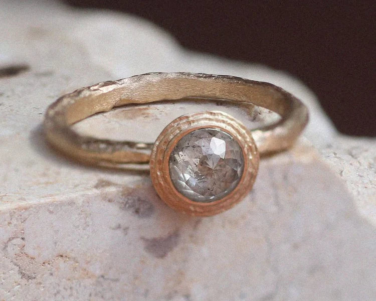 Fair Trade White Gold Solitaire Diamond Ring