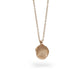 Bespoke- 9ct Yellow Gold Organic Finger Print Pendant