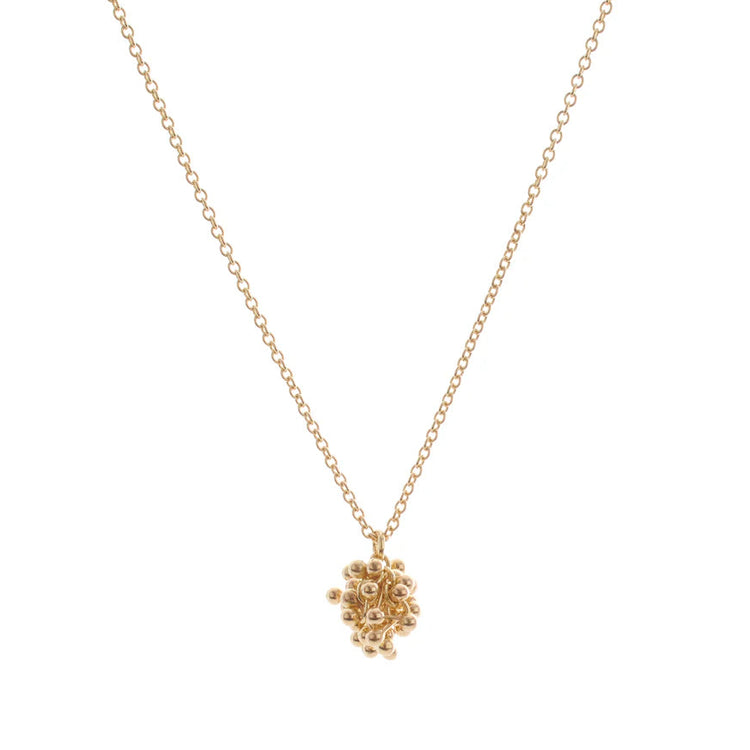 Yen Cluster Pendant in 9ct Yellow Gold