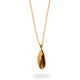 Deco Echo Cocoon Pendant in Gold Plate