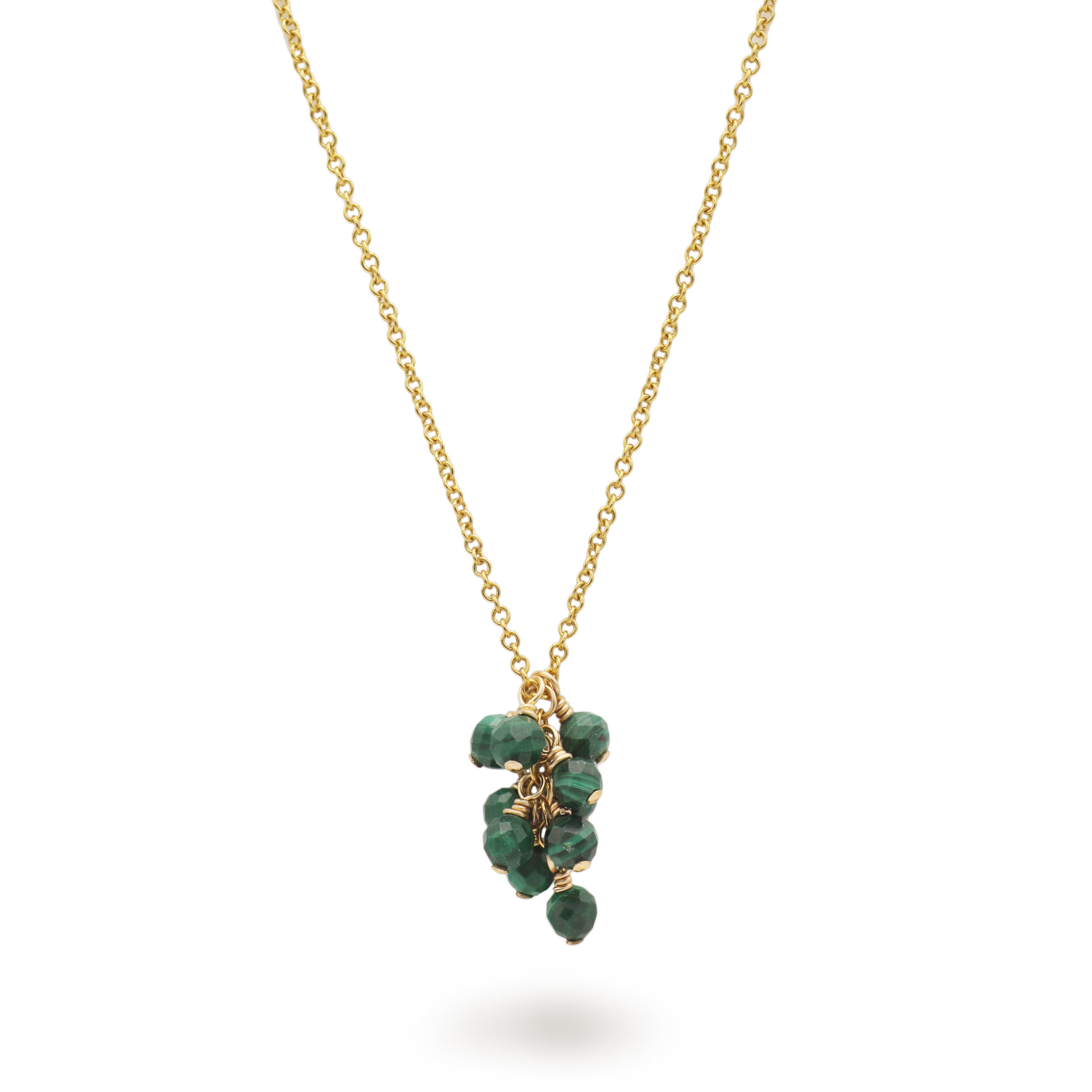Mounir Malachite Cluster Pendant