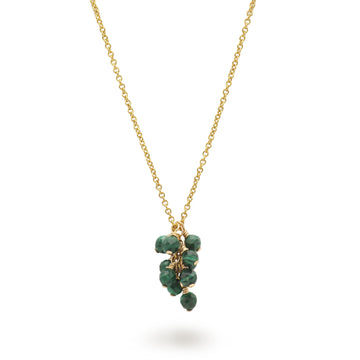 Mounir Malachite Cluster Pendant