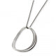 Latham and Neve Oversized Silver Pendant Honesty