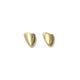 Outlet 18ct yellow gold heart Stud Earrings