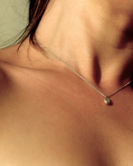 Charlotte Rowenna Áine diamond necklace in 9ct Yellow Gold