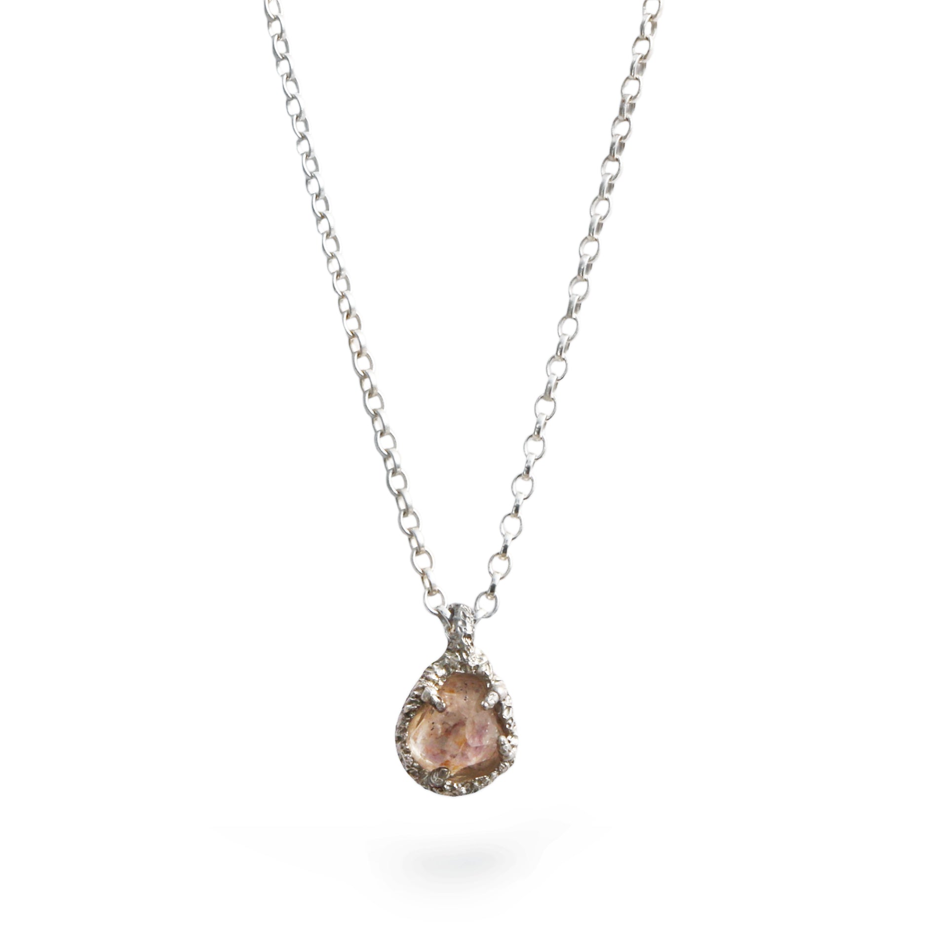 Lukas Svyba Bristol Diamond Silver Necklace No.4