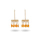 Mim Best 9ct yellow Gold Madeira Citrine Drop Earrings