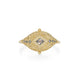 Mim Best One-of-a-kind 'Luminara' Grey Diamond Yellow Gold Ring