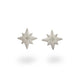 Natalie Jane Harris Silver Star Studs with Diamonds