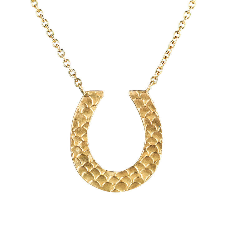 Alison Macleod 9ct Yellow Gold Good Luck Charm Necklace