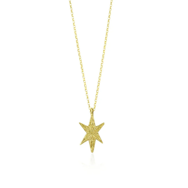 Momocreatura North Star Gold Vermeil Necklace