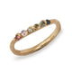Charlotte Rowenna Curved Ombre Sapphire Ring