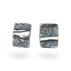 Angela Strachan Oxidised Silver Oblong Studs