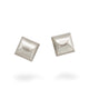 Mizuki Takahashi Silver Tsutsumi Parcel Studs Earrings