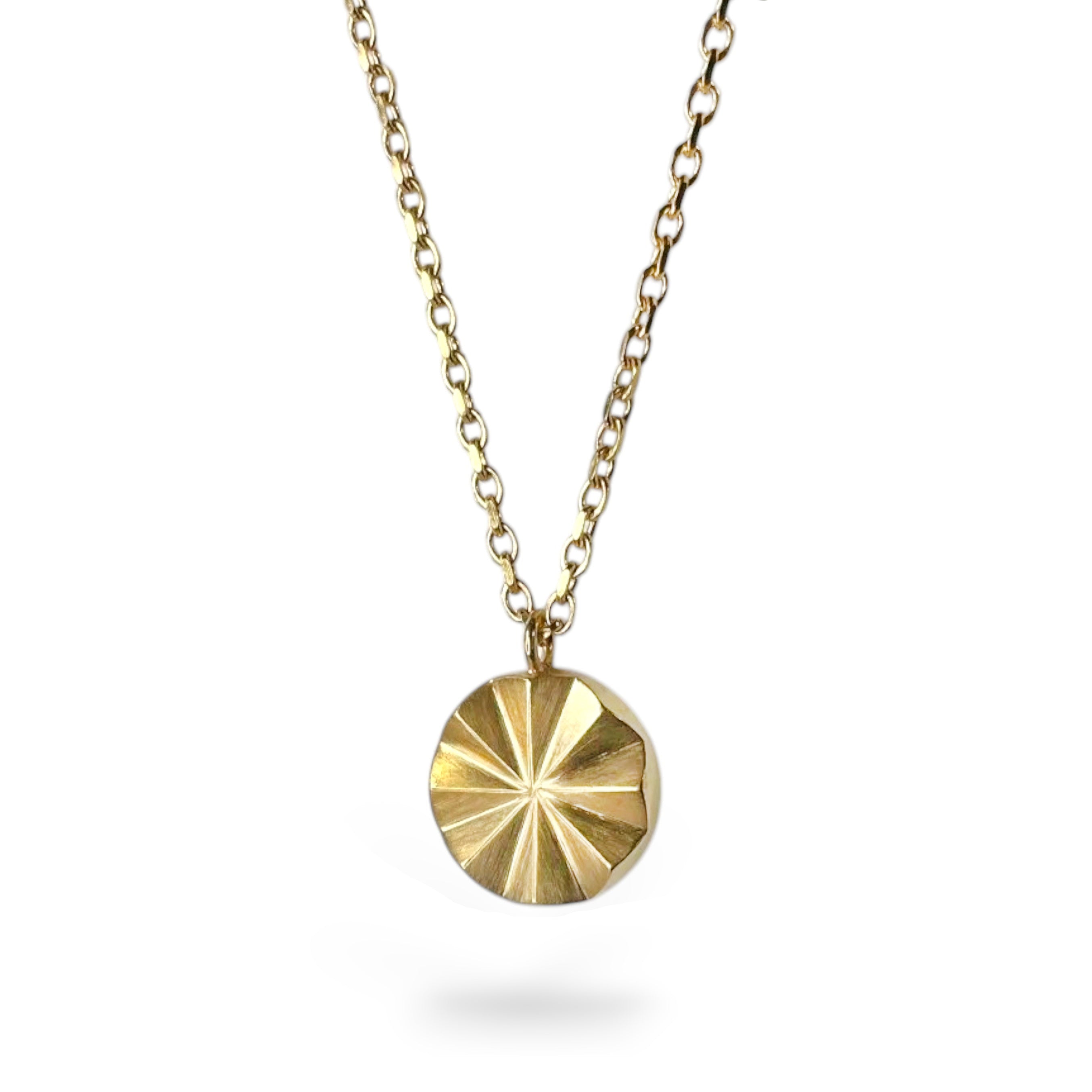 Alice Barnes Polaris Starburst Gold Plated Pendant