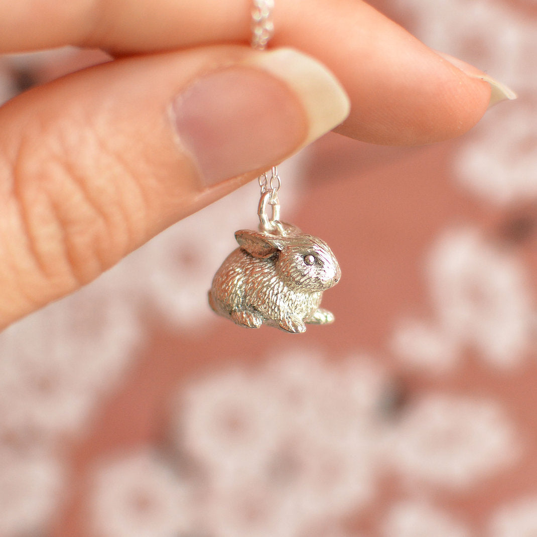 Lucy Stopes-Roe Silver Rabbit Pendant