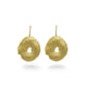 Heeseung Koh Gold Plated Oval Drop Earrings