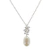 Yen Silver Pearl Droplet Pendant