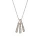 Bespoke - Silver Mini Sibyl Pendant with Personalised Words