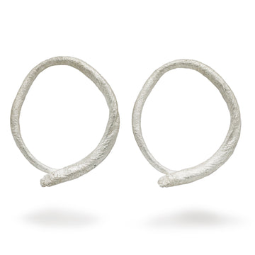 Heeseung Koh Silver Circle Studs