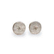 Natalie Jane Harris Silver Mini Coin Studs with Diamonds