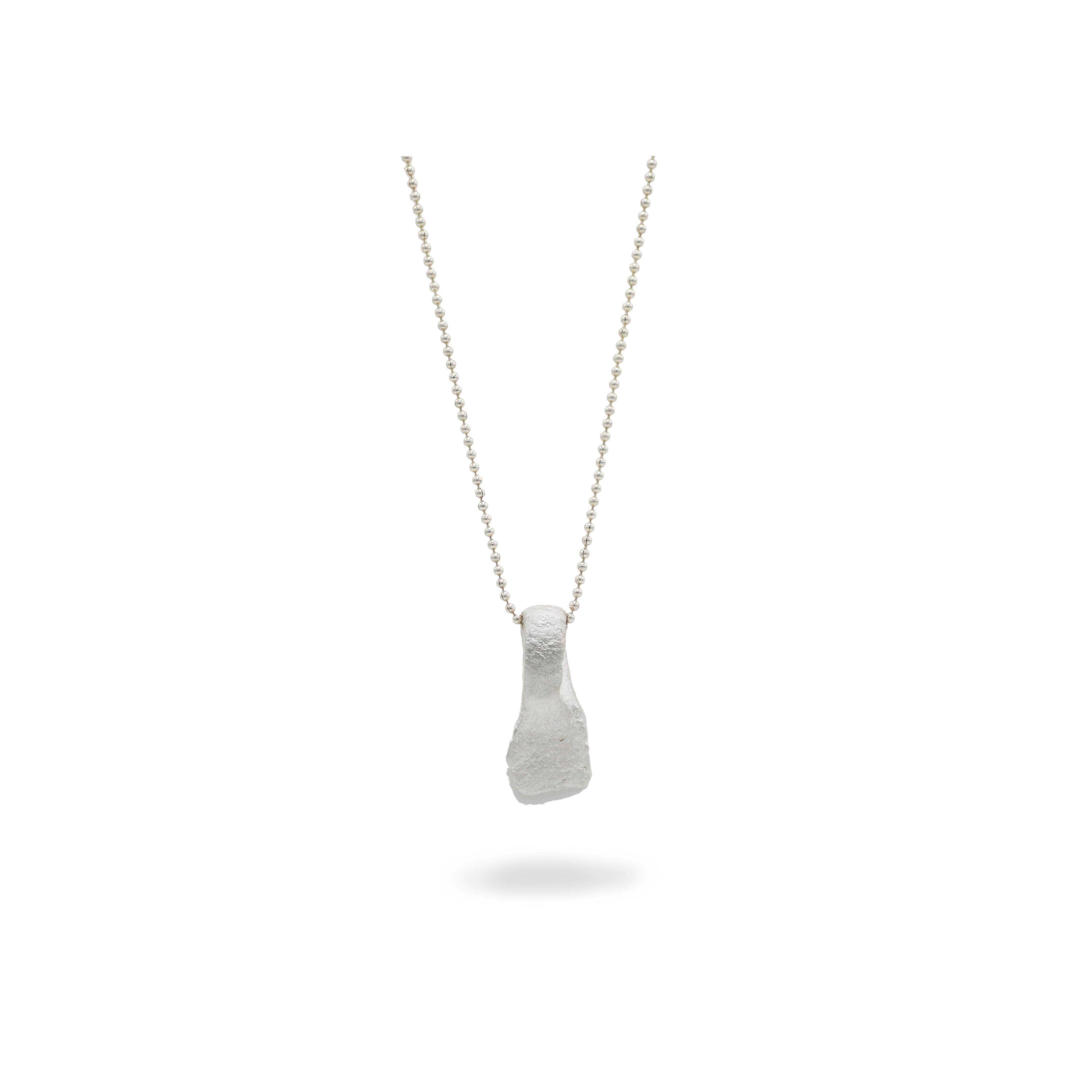 Heeseung Koh Silver fingerprint loop pendant