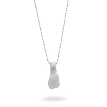 Heeseung Koh Silver fingerprint loop pendant