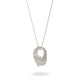 Heeseung Koh Silver Oval fingerprint Pendant