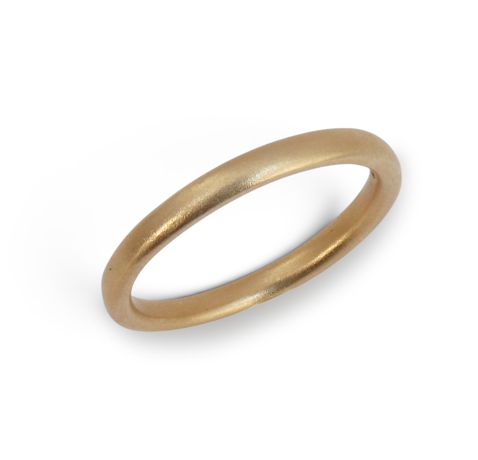 Gold Slim Undulating Ring