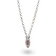 Amy Findlay Silver Slug Pendant with Lilac Cubic Zirconia