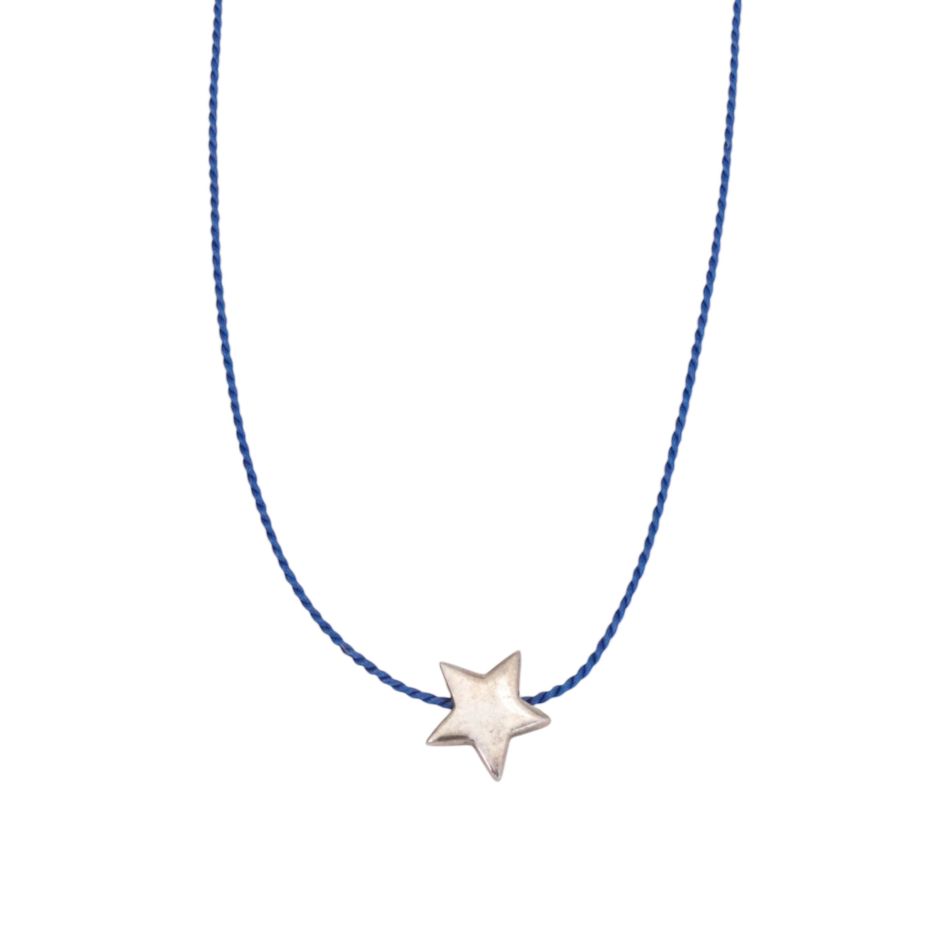 Outlet TINA LILIENTHAL Silver star on silk thread