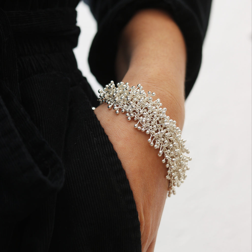 Yen Silver Statement Adorn Bracelet