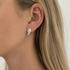 Aurum Silver Swan Earrings