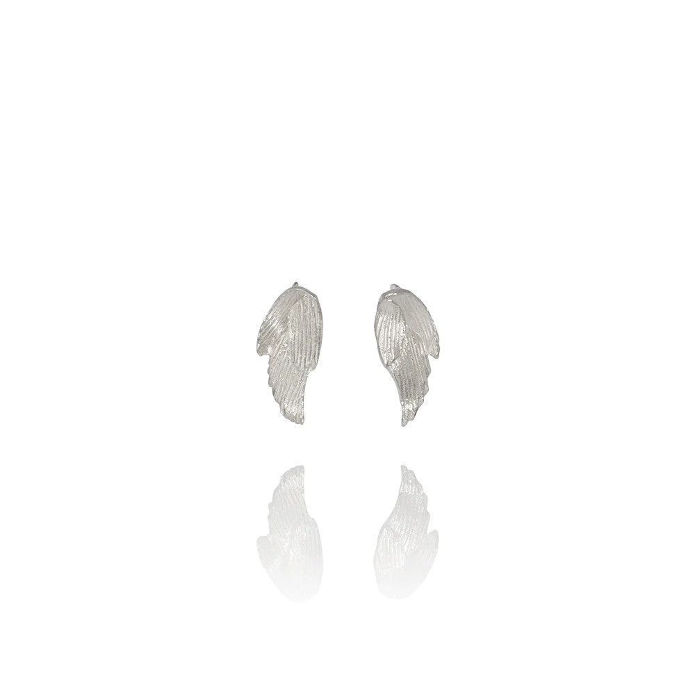 Aurum Silver Swan Earrings