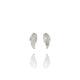 Aurum Silver Swan Earrings