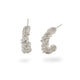 Milly Maunder Silver Spiral Hoops