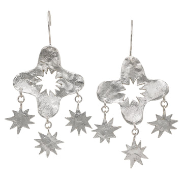 Isobel Sullivan Jalis Dance Silver Earrings