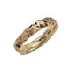 Justin Duance Mens Yellow Gold Sandcast Ring